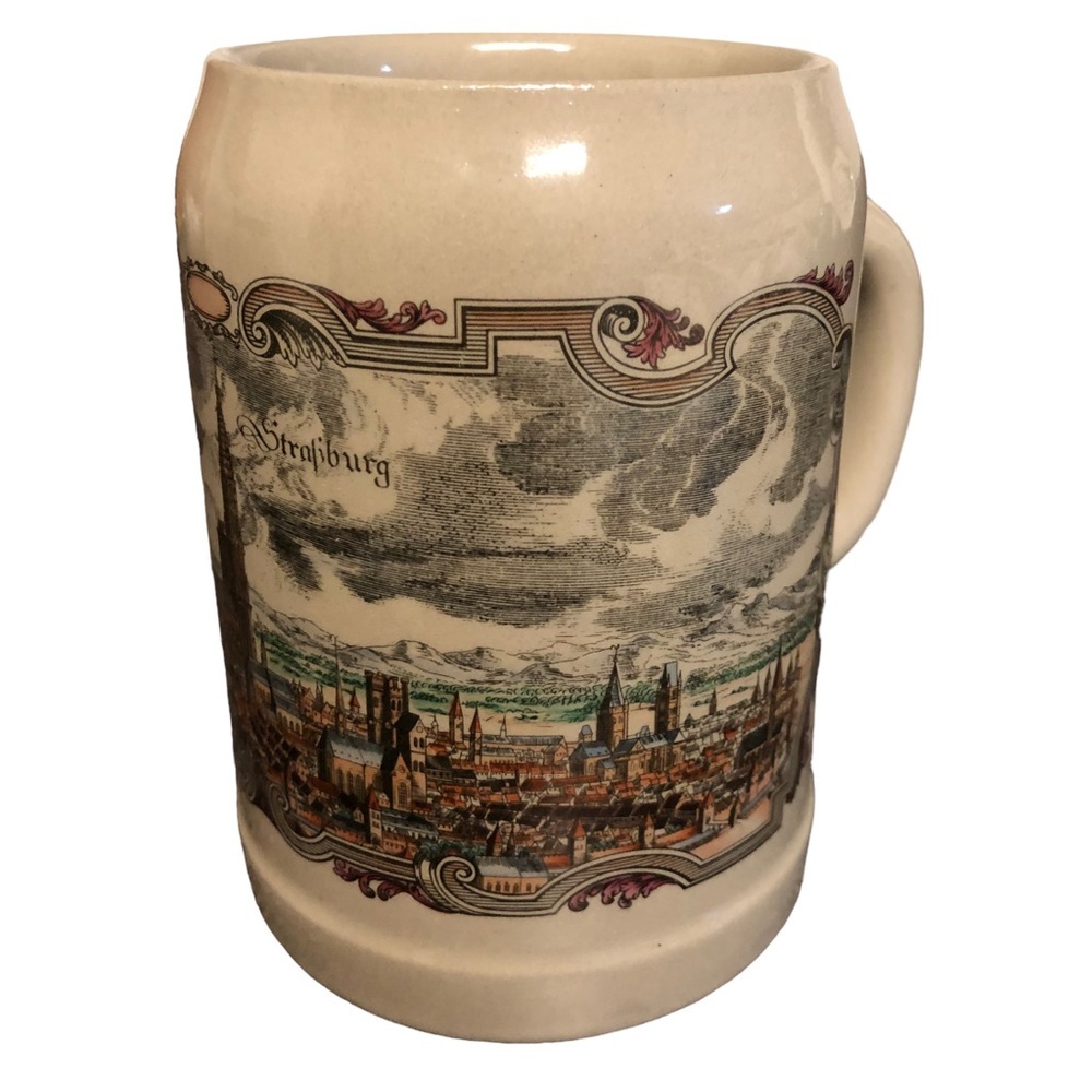 Gerz Beer Stein 0.5L Strasburg‎
